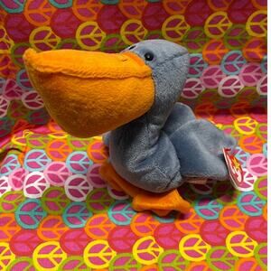 Ty Beanie Babies Scoop the Pelican Bird (Retired)